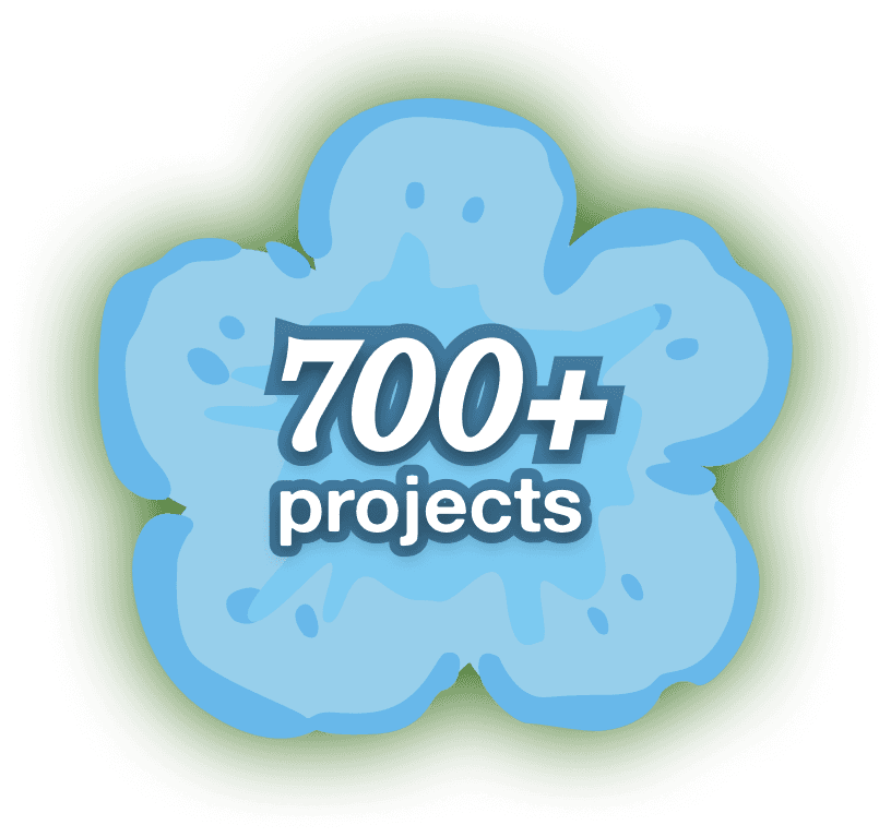 300+ projects